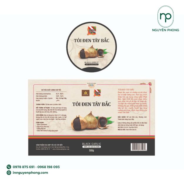 thông tin đầy đủ cho sản phẩm tỏi đen